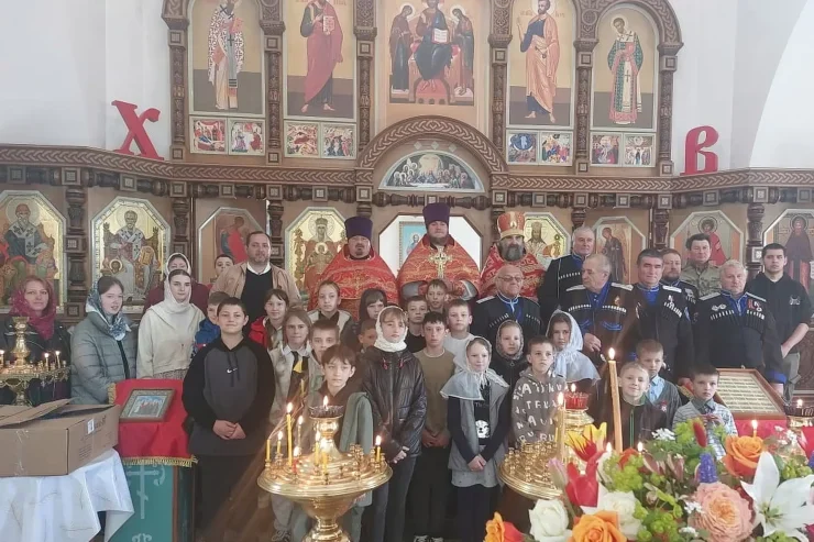 В станице Боргустанской прошли престольные торжества 