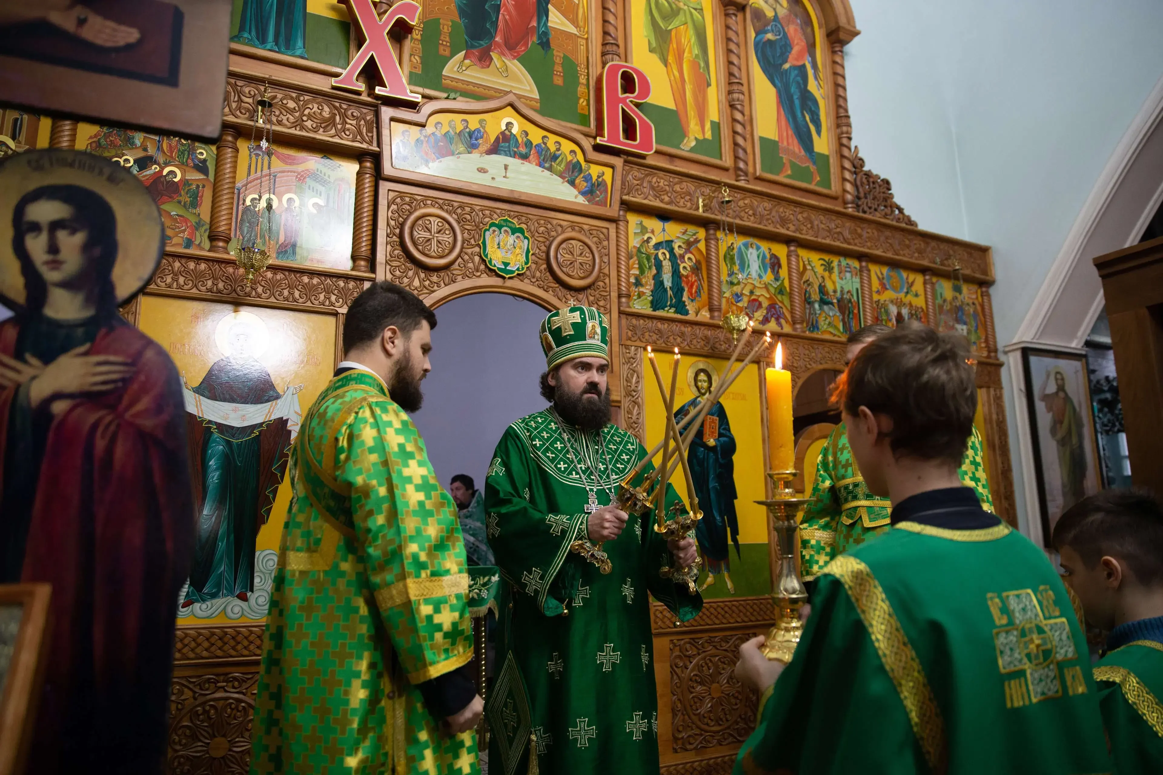В станице Александровской молитвенно почтили небесного покровителя