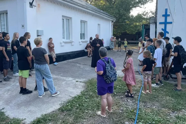 Военно-патриотические игры провели в день престольного праздника