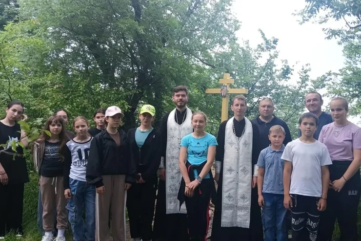На горе Железной совершили благодарственный молебен